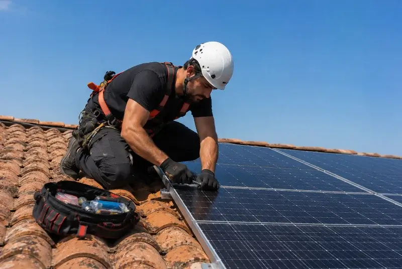 Maintenance et monitoring de panneaux solaires à Nort-sur-Erdre