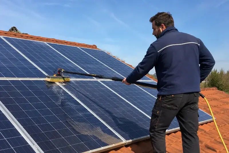 Nettoyage et entretien de panneaux solaires à Nort-sur-Erdre